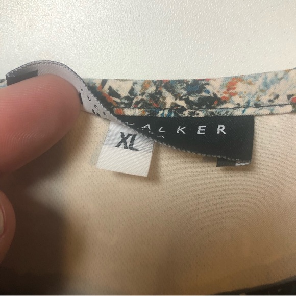 bryn Walker Multicolor Floral Long Sleeve Dress - Picture 3 of 6